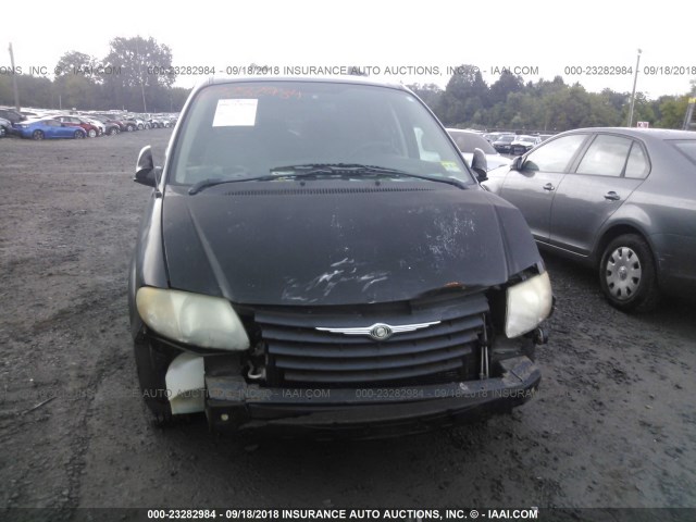 1A4GP45R96B594412 - 2006 CHRYSLER TOWN & COUNTRY  BLACK photo 6