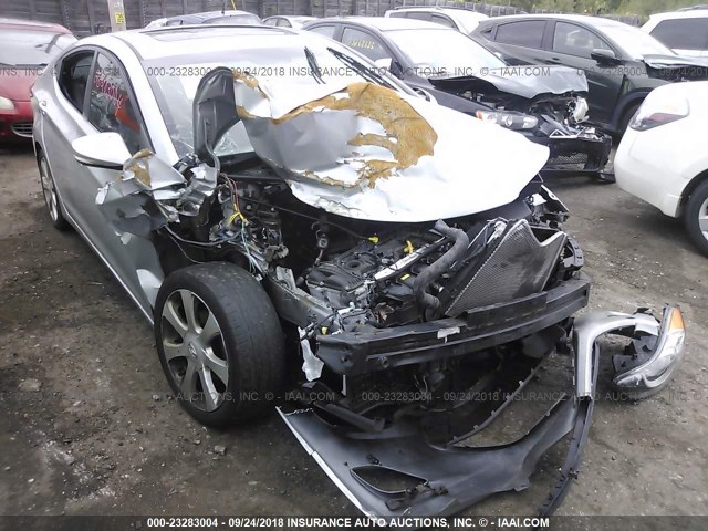 5NPDH4AE7CH090086 - 2012 HYUNDAI ELANTRA GLS/LIMITED SILVER photo 6