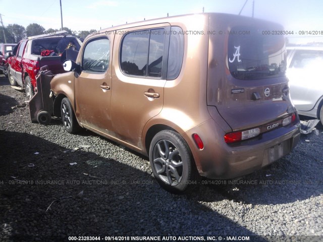 JN8AZ2KR0BT202795 - 2011 NISSAN CUBE S/SL/KROM Dark Brown photo 3