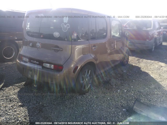 JN8AZ2KR0BT202795 - 2011 NISSAN CUBE S/SL/KROM Dark Brown photo 4