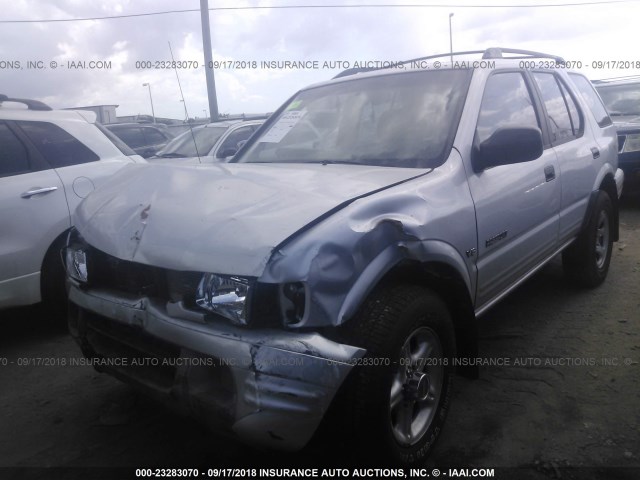 4S6CK58W6Y4403887 - 2000 HONDA PASSPORT EX/LX 银色 照片 2