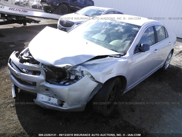 1G1ZA5EUXBF167701 - 2011 CHEVROLET MALIBU LS SILVER photo 2