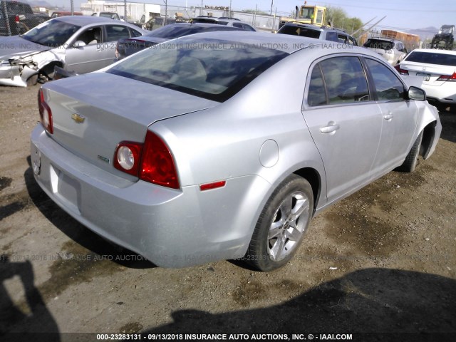1G1ZA5EUXBF167701 - 2011 CHEVROLET MALIBU LS SILVER photo 4