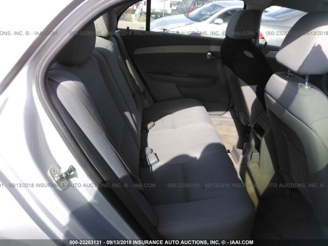 1G1ZA5EUXBF167701 - 2011 CHEVROLET MALIBU LS SILVER photo 8