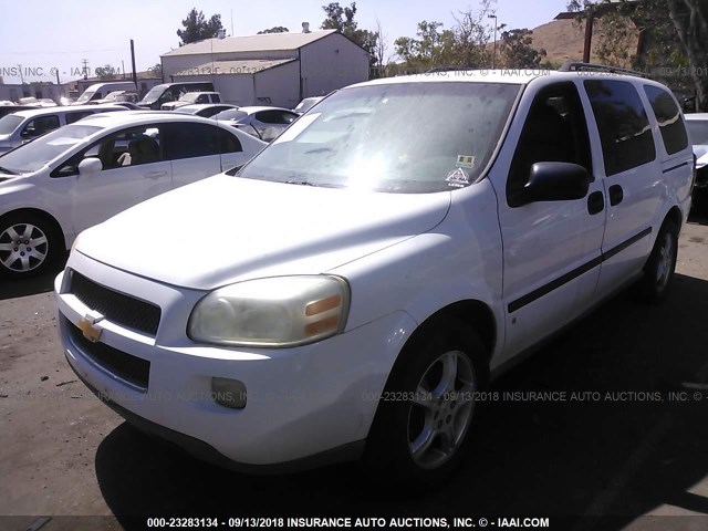 1GNDV23L16D169506 - 2006 CHEVROLET UPLANDER LS WHITE photo 2