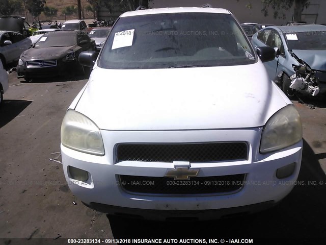1GNDV23L16D169506 - 2006 CHEVROLET UPLANDER LS WHITE photo 6