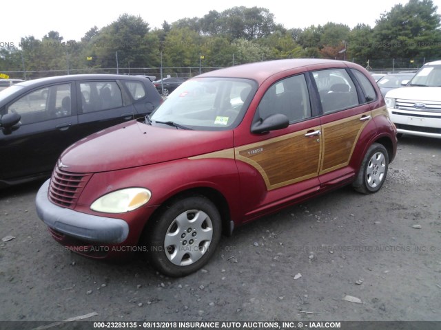 3C4FY48B53T563598 - 2003 CHRYSLER PT CRUISER CLASSIC RED photo 2