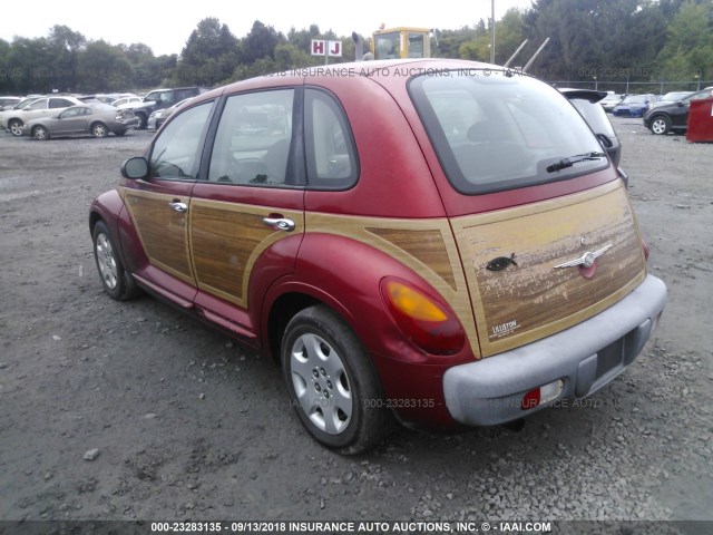 3C4FY48B53T563598 - 2003 CHRYSLER PT CRUISER CLASSIC RED photo 3