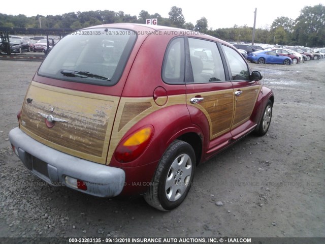 3C4FY48B53T563598 - 2003 CHRYSLER PT CRUISER CLASSIC 红色 照片 4