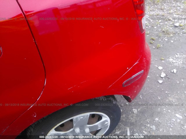 KL1TD66616B523273 - 2006 CHEVROLET AVEO LS RED photo 6