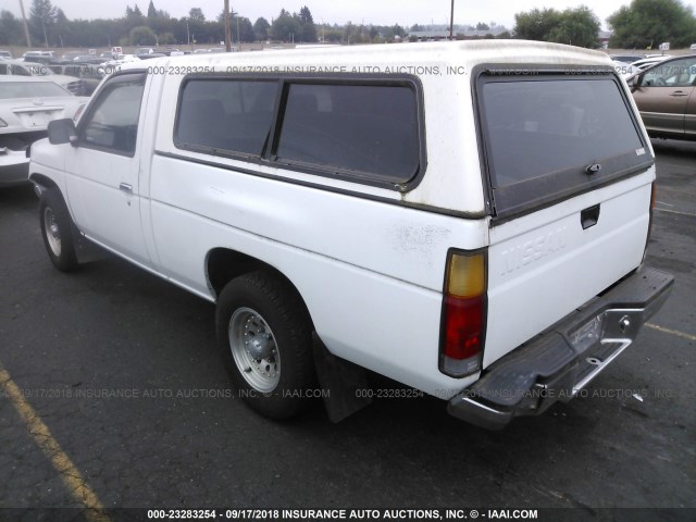 1N6SD11S0MC366223 - 1991 NISSAN TRUCK SHORT WHEELBASE WHITE photo 3