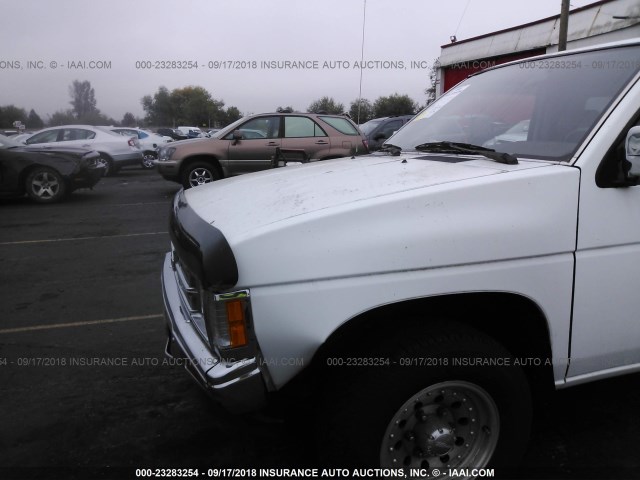 1N6SD11S0MC366223 - 1991 NISSAN TRUCK SHORT WHEELBASE WHITE photo 6