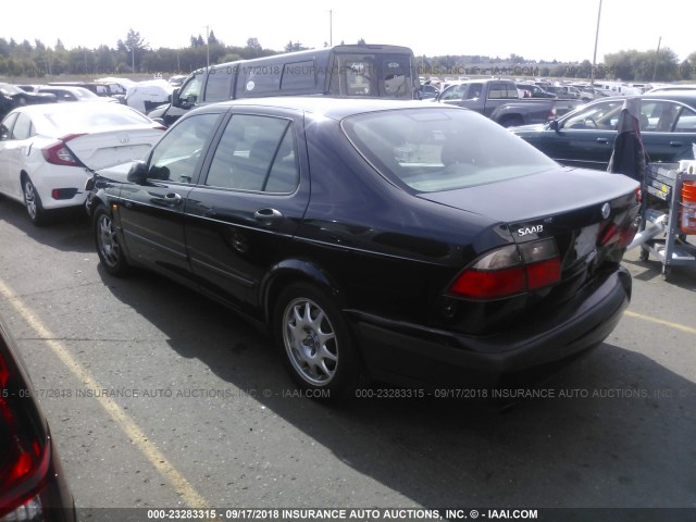 YS3ED48E4Y3051036 - 2000 SAAB 9-5 BLACK photo 3