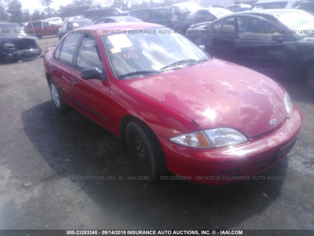 1G1JF524927318699 - 2002 CHEVROLET CAVALIER LS RED photo 1