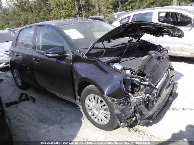WVWDA7AJ4BW208641 - 2011 VOLKSWAGEN GOLF BLACK photo 1