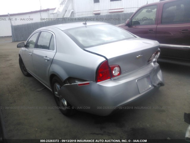 1G1ZH57B48F278292 - 2008 CHEVROLET MALIBU 1LT ვერცხლისფერი ფოტო 3