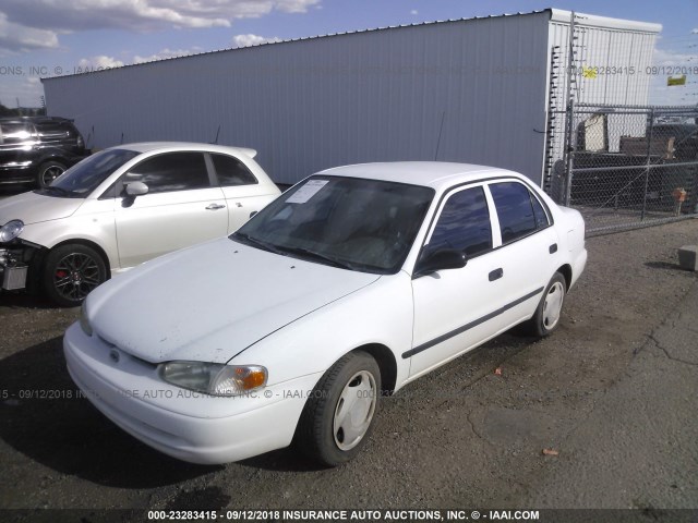 1Y1SK52812Z426261 - 2002 CHEVROLET GEO PRIZM LSI თეთრი ფოტო 2