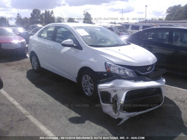 1G1JB5SH3H4133721 - 2017 CHEVROLET SONIC LS 白色 照片 1