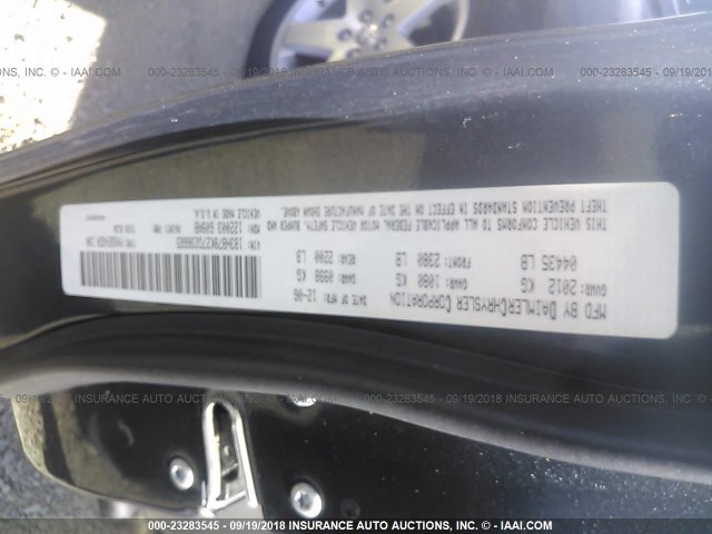 1B3HB78K27D236665 - 2007 DODGE CALIBER R/T GRAY photo 9