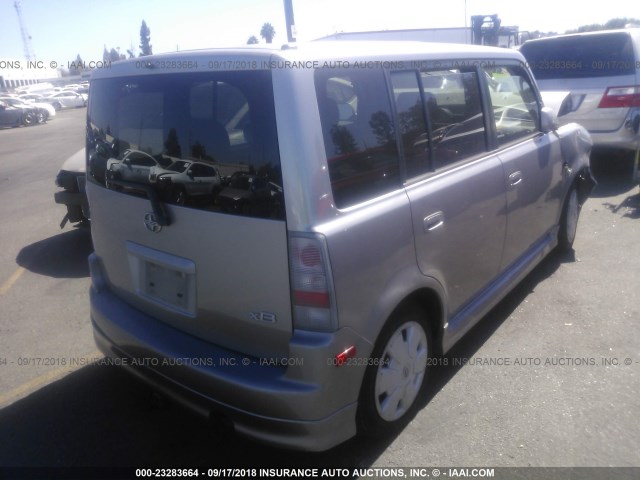 JTLKT334464083308 - 2006 TOYOTA SCION XB Сұр фото 4