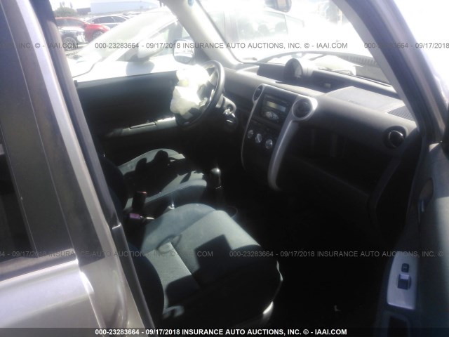 JTLKT334464083308 - 2006 TOYOTA SCION XB Сұр фото 5