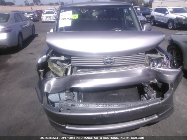 JTLKT334464083308 - 2006 TOYOTA SCION XB Сұр фото 6