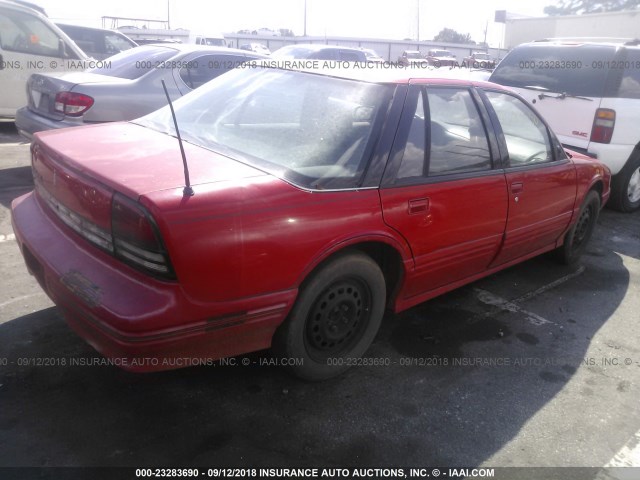 1G3WH52M5SD380027 - 1995 OLDSMOBILE CUTLASS SUPREME SL 红色 照片 4