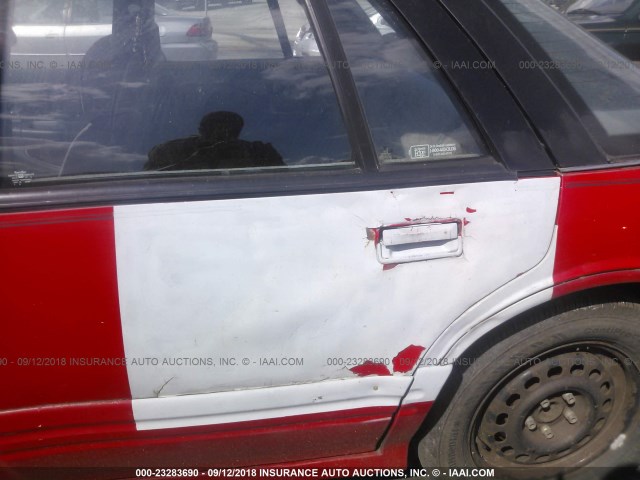 1G3WH52M5SD380027 - 1995 OLDSMOBILE CUTLASS SUPREME SL 红色 照片 6