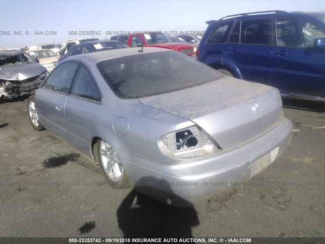 19UYA41773A002718 - 2003 ACURA 3.2CL TYPE-S SILVER photo 3