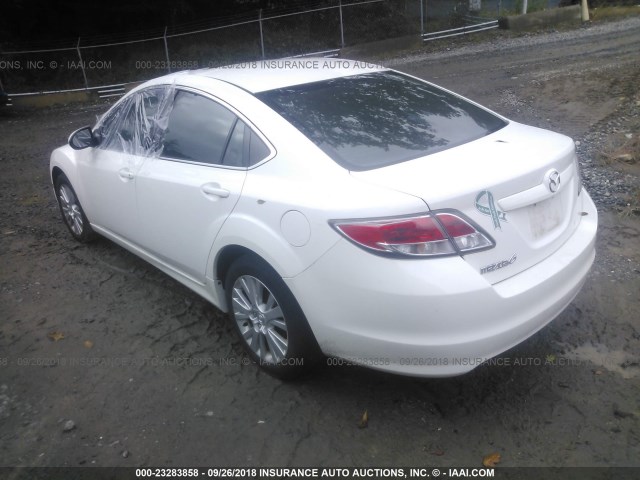 1YVHZ8CH7A5M12262 - 2010 MAZDA 6 I WHITE photo 3