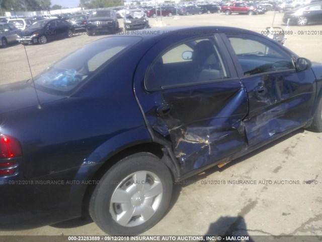 1B3EL46X06N193563 - 2006 DODGE STRATUS SXT Dark Blue photo 6