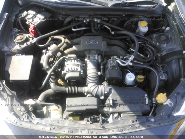 JF1ZNAA17D2722958 - 2013 TOYOTA SCION FR-S GRAY photo 10