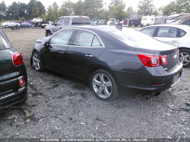 1G11G5SX1FF127877 - 2015 CHEVROLET MALIBU LTZ ნაცრისფერი ფოტო 3