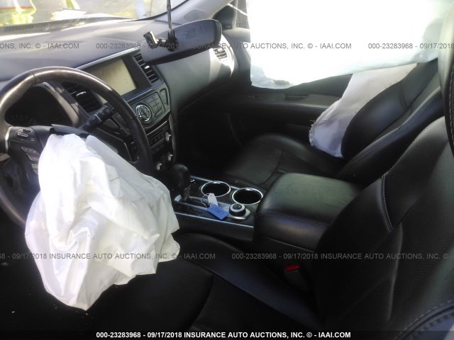 5N1AR2MM0FC611572 - 2015 NISSAN PATHFINDER S/SV/SL/PLATINUM BLACK photo 5