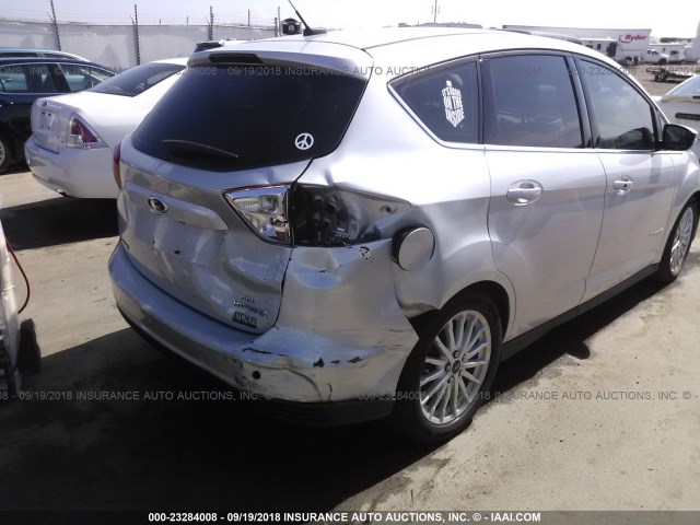 1FADP5BU7DL533869 - 2013 FORD C-MAX SEL SILVER photo 6