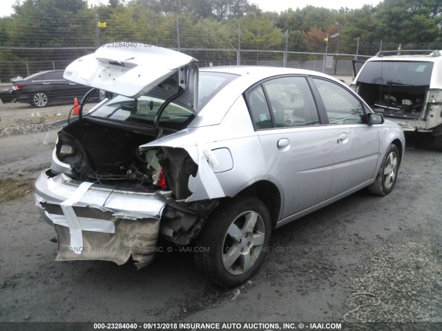 1G8AL58F46Z103177 - 2006 SATURN ION LEVEL 3 SILVER photo 4