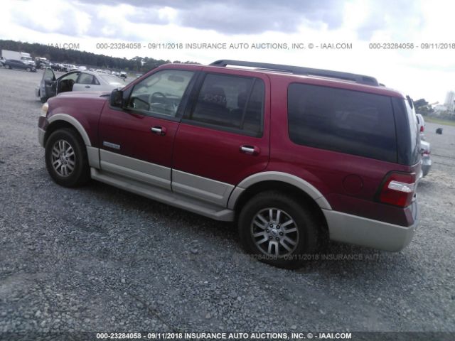 1FMFU17547LA08998 - 2007 FORD EXPEDITION EDDIE BAUER RED photo 3