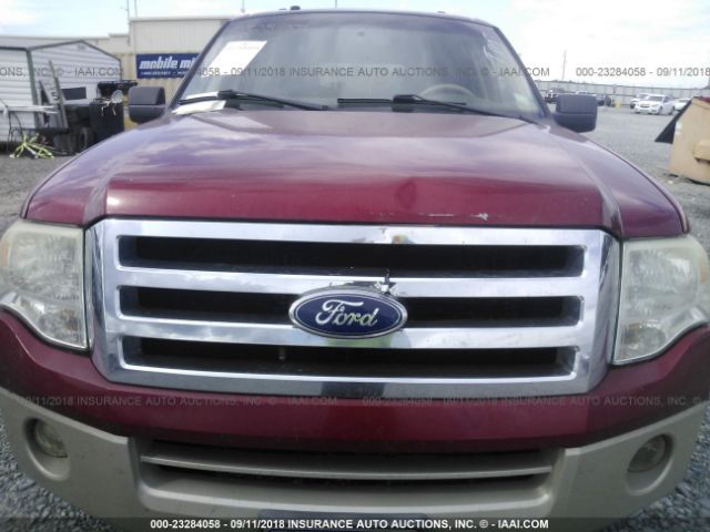 1FMFU17547LA08998 - 2007 FORD EXPEDITION EDDIE BAUER RED photo 6