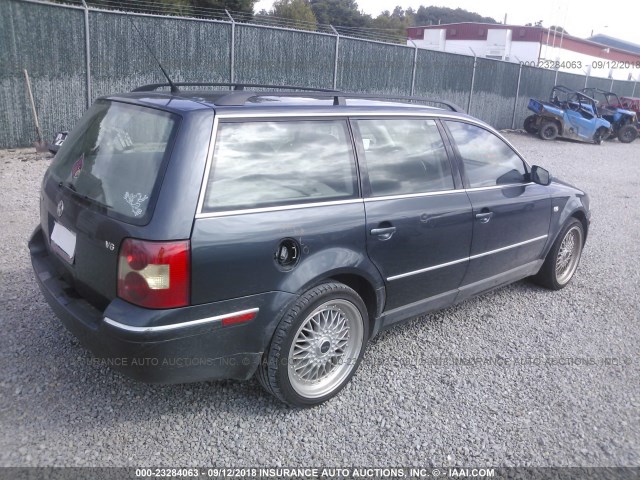 WVWWH63B63E376101 - 2003 VOLKSWAGEN PASSAT GLX GRAY photo 4