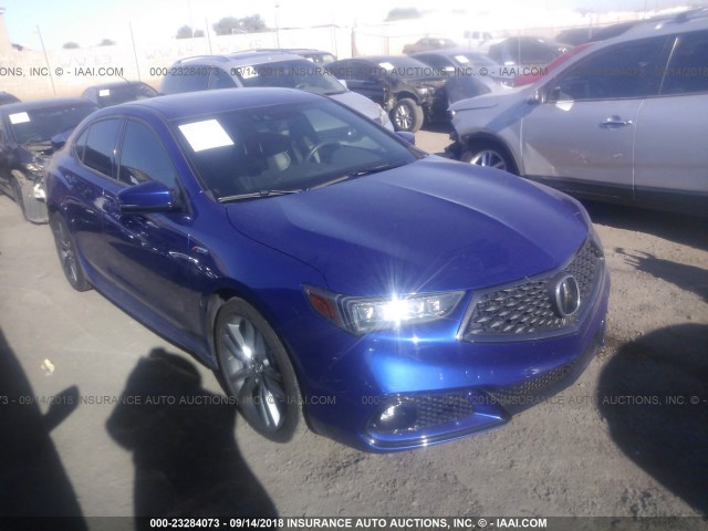 19UUB2F67JA002098 - 2018 ACURA TLX TECH+A/TCH+AR BLUE photo 1