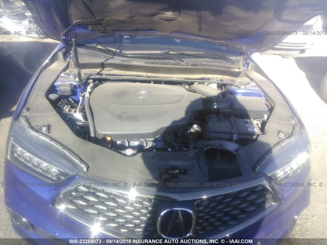 19UUB2F67JA002098 - 2018 ACURA TLX TECH+A/TCH+AR BLUE photo 10