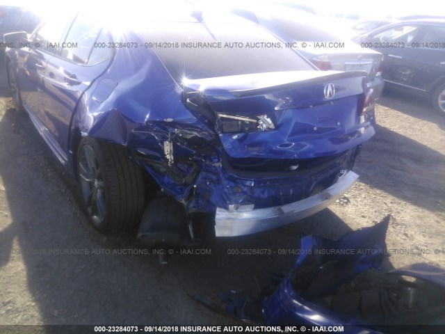 19UUB2F67JA002098 - 2018 ACURA TLX TECH+A/TCH+AR BLUE photo 6