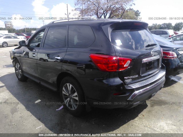 5N1DR2MN4HC610840 - 2017 NISSAN PATHFINDER S/SV/SL/PLATINUM BLACK photo 3