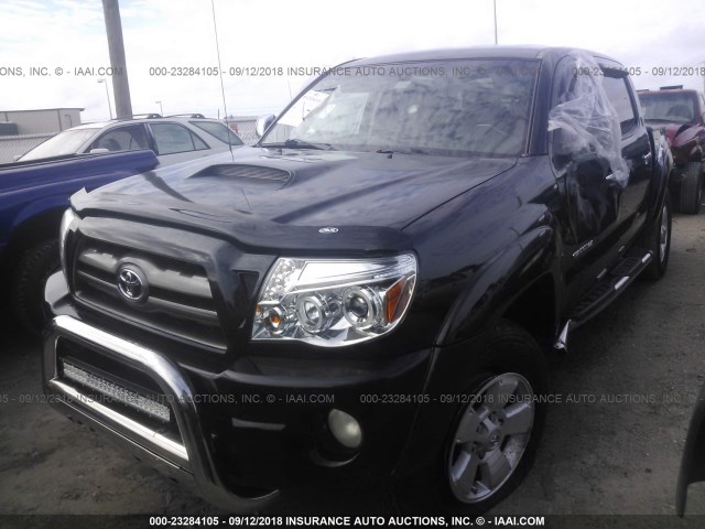 3TMJU62N39M087133 - 2009 TOYOTA TACOMA DOUBLE CAB PRERUNNER BLACK photo 2