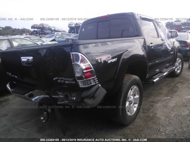 3TMJU62N39M087133 - 2009 TOYOTA TACOMA DOUBLE CAB PRERUNNER BLACK photo 4