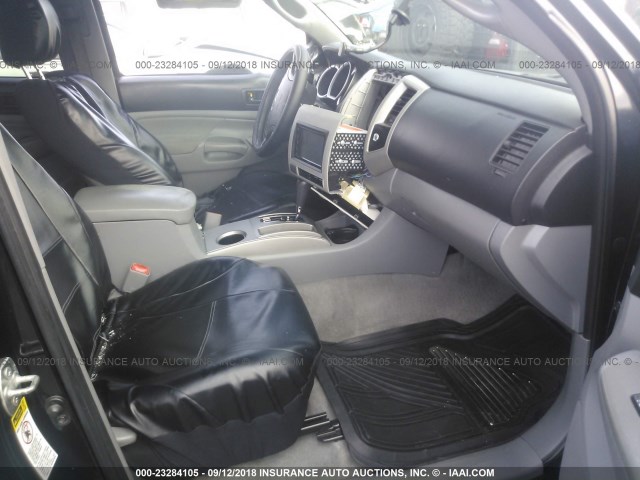 3TMJU62N39M087133 - 2009 TOYOTA TACOMA DOUBLE CAB PRERUNNER BLACK photo 5