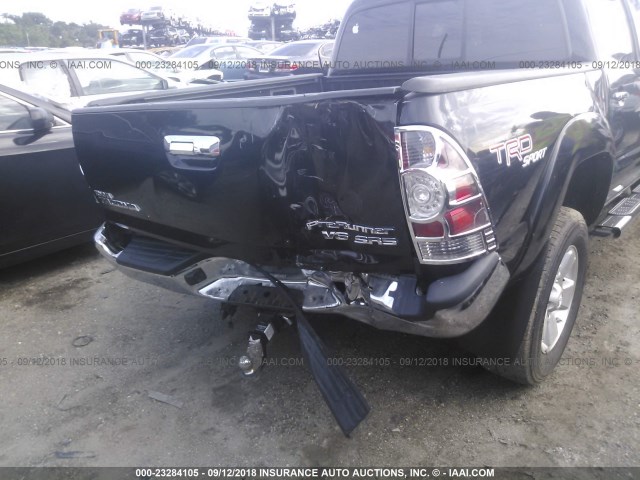 3TMJU62N39M087133 - 2009 TOYOTA TACOMA DOUBLE CAB PRERUNNER BLACK photo 6