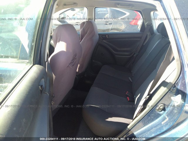 2T1KR32EX5C440670 - 2005 TOYOTA COROLLA MATRIX XR BLUE photo 8