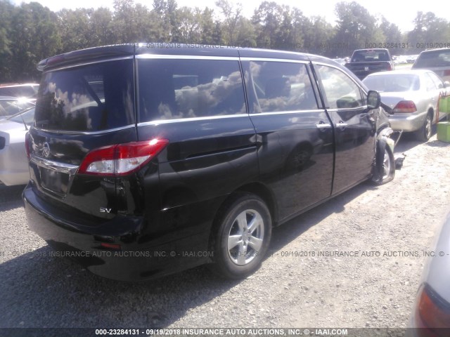 JN8AE2KP5F9121708 - 2015 NISSAN QUEST S/SV/SL/PLATINUM BLACK photo 4