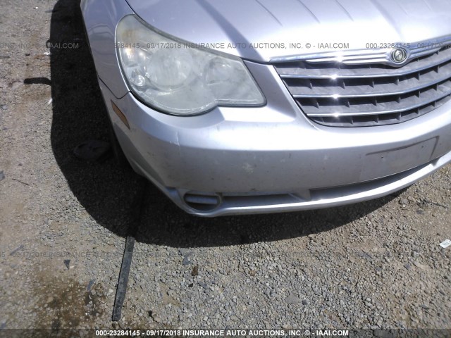 1C3LC55D09N553846 - 2009 CHRYSLER SEBRING TOURING SILVER photo 6